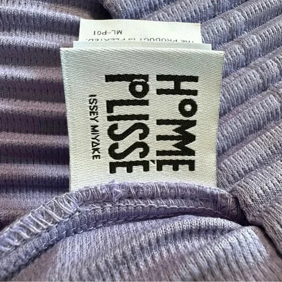 HOMME PLISSÉ ISSEY MIYAKE PLEATED VACATION SHIRT Purple